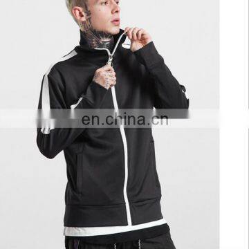 oem clothing manufacturing men casual jacket high neck zipper men jacket