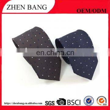 Top quality customized branded 100% polyester men necktie