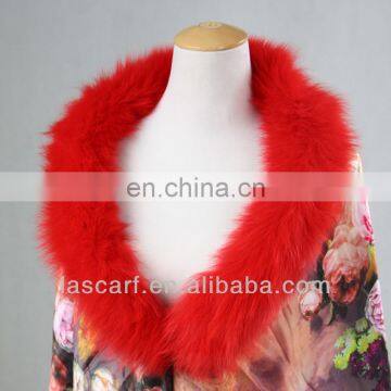 fashion fox fur shawl winter scarf