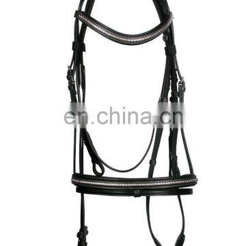 Wholesale Adjustable and Comfortable Rhinestone Decorative Horse Bridle