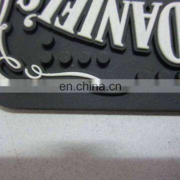 Personalized Square Soft Pvc Beer Drink Pad and Cup Stacking Mat photo-6
