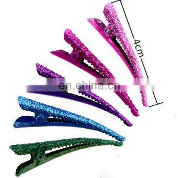 New Hairdressing Tool metal duck clip for long hair section accessories 4cm long Duck-Bill Clips