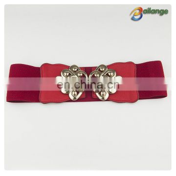 Flower PU material new style dresses decorative belts for girl