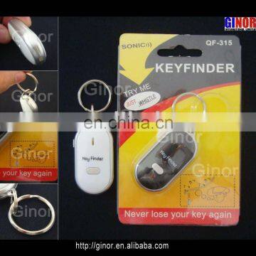 Whistle key finder with Red led light