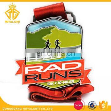 Wholesales Rad Runs Metal Medal for Outdoor Sport