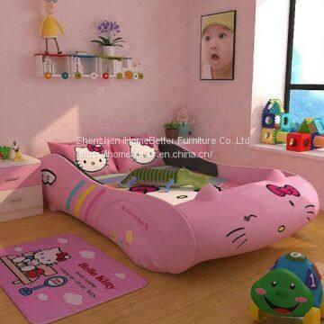Hellokitty Race Car Bed Kid Car Bed for Girls photo-4