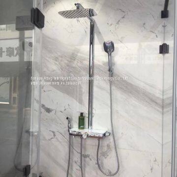 2019 New FOSHAN CHINA Supplier Ating AT-H001 4functions Bathroom Shower Sets Rainfall Shower photo-3