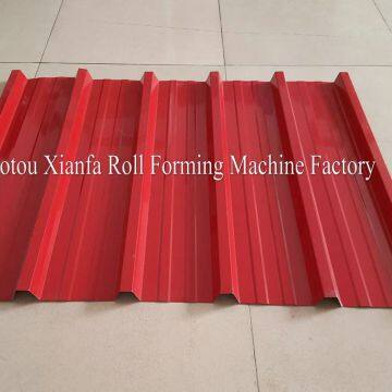 Самая экономичная машина для катаной обработки алюминиевых кровельных рулонных листов трапецеидальной формы photo-5