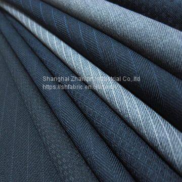 fancy tr man's suiting fabric polyester viscose blend fabric suiting men's high-class suit fabric uniform