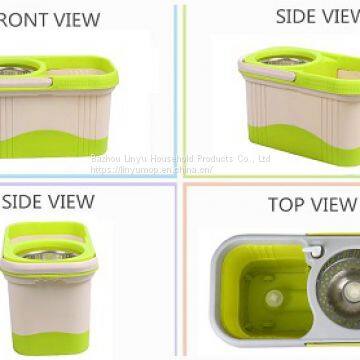 KXY-FT Double color spin mop 360,360 Spin Mop,Deluxe 360 Spin Mop,360 Spin Mop With Folding Bucket Factory