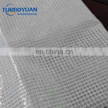 UV resistant mini greenhouse cover tarp pe transparent mesh tarpaulin