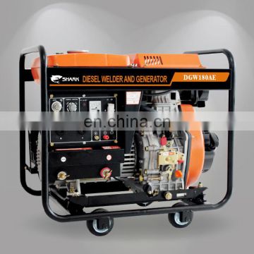 4kw SHARK air cooled electric start diesel welder and generator DGW180AE