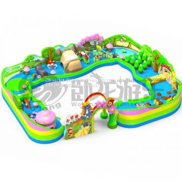 China factory outdoor game inflatable obstacle course 5k ,inflatable 5k for big event