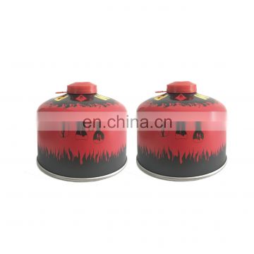 China 230ml volume LPG gas cylinder and aerosol container