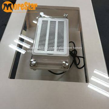 Morestar Best Selling Luxury White Glass Modern Beauty Salon Manicure Table photo-4