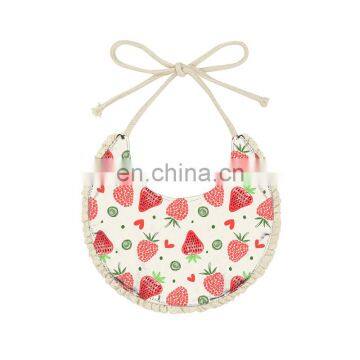 High Quality cute strawberry pattern Baby Bibs For Feeding Multiple Pattern