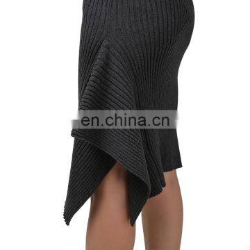 Skirts Elegant Fashion Chiffon Women Ladies Black Casual Sexy Skirt Summer photo-4