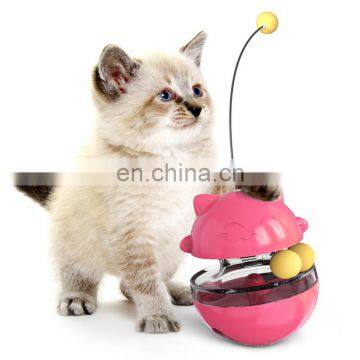 2020 New Pet Cat Fun Toy Pet Feeder Tumbler Cat Shaking Leaking Food Ball Interactive Training Toy photo-3
