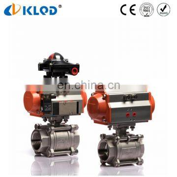 China Wholesale Pneumatic Power Stainless Steel Ball Valve DN50 PN16