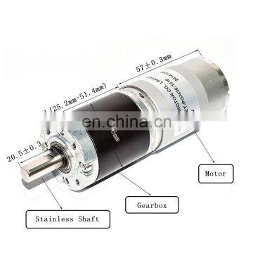 ET 12v dc Motor With Planetary Electric Brush Gear Motor for Robotics photo-7