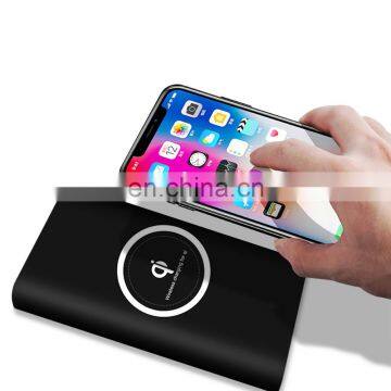 Wireless Powerbank 10000mah Fast Charging Portable 20000 MAh Smart Wireless Solar Charger Powerbank photo-4