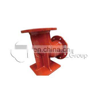 EN598 Double flanged duckfoot 90 degree bend