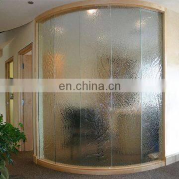 China High Quality Textured Glass Panel for Division Wall photo-5