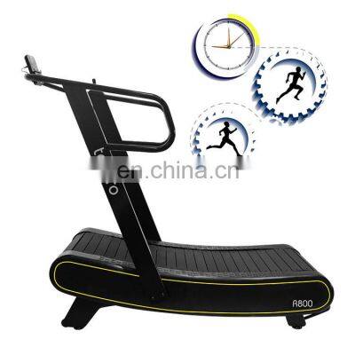 treadmill home use high quality  running machine non-motorized self-generated manual curved  treadmill commercial