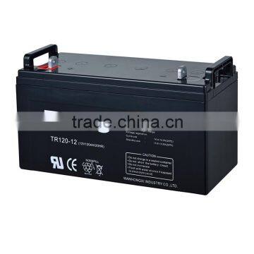 CE UL certificate vrla battery 12v 120ah Deep cycle Gel Battery manufacturer