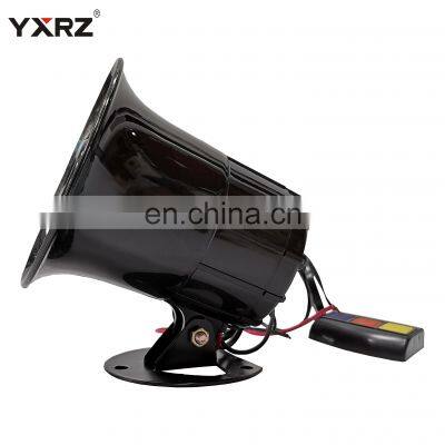 Waterproof Loud Three Tone Sound Alarm 12V Police Fire Warning Multi-sounds Music Horn for Motorcycle Car