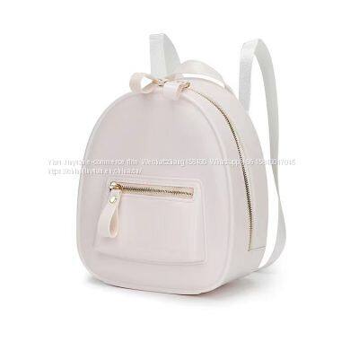 Women Transparent Bags Shoulder Summer Messenger PVC Waterproof Backpack School Bag photo-4