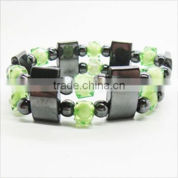 01B5003-2/new products for 2013/hematite spacer bracelet jewelry/hematite bangle/magnetic hematite health bracelets