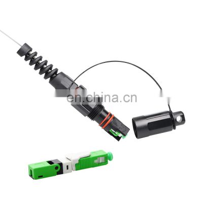 SC/APC Field Mount Reinforced Optical Conector Hardened Corning OptiTap Connector