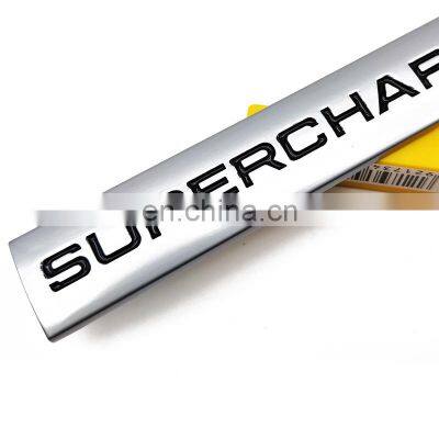 for Land Rover Logo - Insignia Sticker Back Bumper Grille Trunk Sticker Emblem Supercha Logo Badge Black Silver Red English Logo