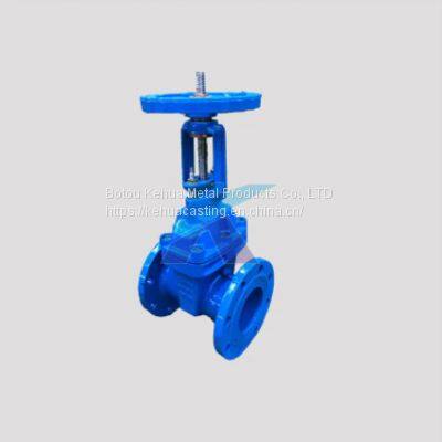 Ductile Iron Flanged Flexible Seat Rising-Stem Gate Valve, PN16/PN10