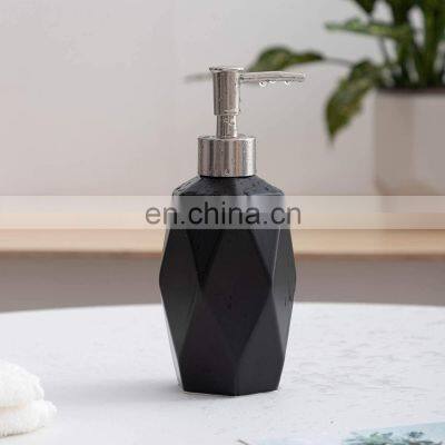 Custom Logo Luxury Empty Lotion Hotel Design Eco Friendly Reusable Printed Hotel Ceramic Hair Shampoo Pump Shower Gel Bottles photo-2