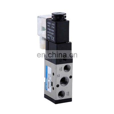 G1/4 VF3330 Miniature Solenoid Valve Double Electrical Control Midst Closed 5/3 Way DC12/24V Pneumatic Solenoid Valve