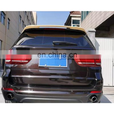 China Manufactory Honghang ABS Plastic Rear Roof Wing Spoiler For BMW X5 F15 2013 2014 2015 2016