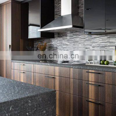 Openness Classic Timeless Warmth Smoked Wood Texture Finish Contemporary Kitchen Cabinets photo-4