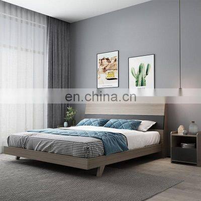 Other commercial furniture wood grain  storage king size bed