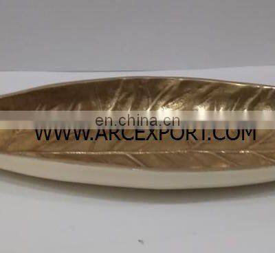 Brass Antique Leaf Bowl photo-3