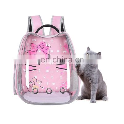 Manufacturer wholesale sublimation comfortable breathable ventilate safety cheap pet carring backpack