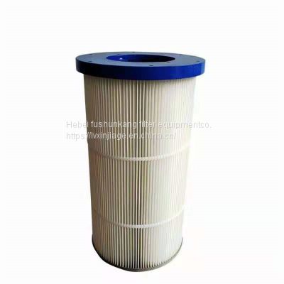 Dust filter element liu er quick disassembly dust filter cartridge quick disassembly plastic spray sand machine powder coating filter element-Fushunkang