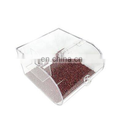 retail store container bin for sale stackable wholesale custom clear acrylic candy dispenser with scoop