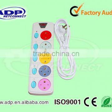 New style wholesale European power socket with individual switch