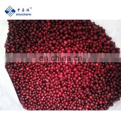 Sinocharm Top Quality Q>5mm Organic Nutritious IQF Frozen Wild Lingonberry