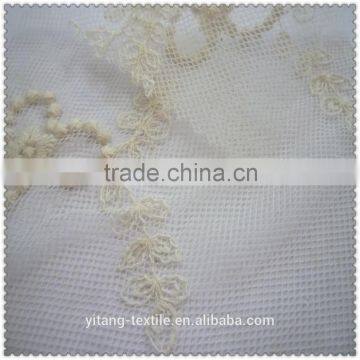 Embroidrered Big Flower Net Fabric