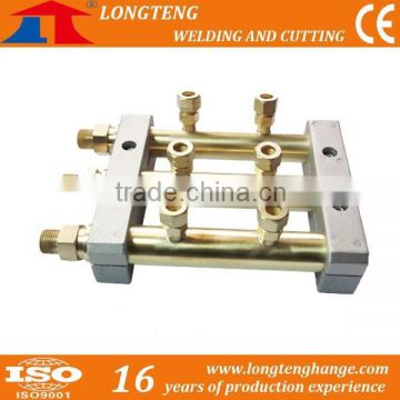 2 Outlet Manofiold System Gas Separation Panel For Multi Head Cutting Machine