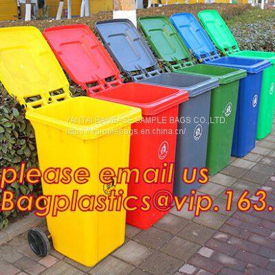 Trash Bin, Waste Bin/can, Garbage Can/bin with swing lid Dustbin For Room, EURO style outdoor plastic trash bin/waste bin