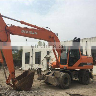 Nice condition wheel excavator dh210w-7 dh210 digging machinery for sale